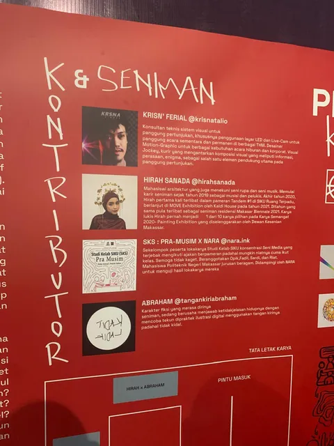 Panel seniman kontributor dalam program AVternative #4.