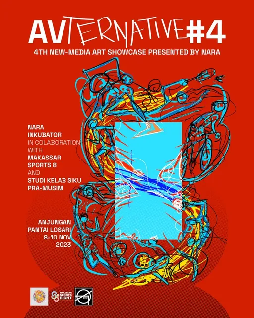 Poster AVternative #4 dalam rangkaian S8 Festival Makassar.