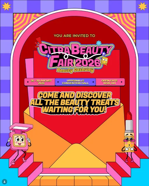 Poster Citra Beauty Fair 2026, acara tempat Immersive Room dihadirkan.